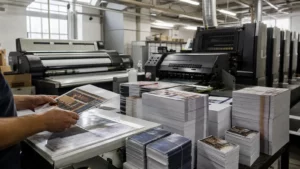 Иллюстрация: Печать листовок в СПб: форматы, бумага, цифра и офсет